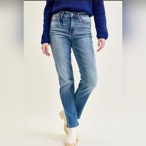 Judy Blue Delaney Straight Fit Stretch Denim Jeans Size 26